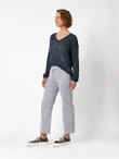 TONI Pantalon Scarlet Wide Leg 6/8 23-24/2243-31 Blauw 1