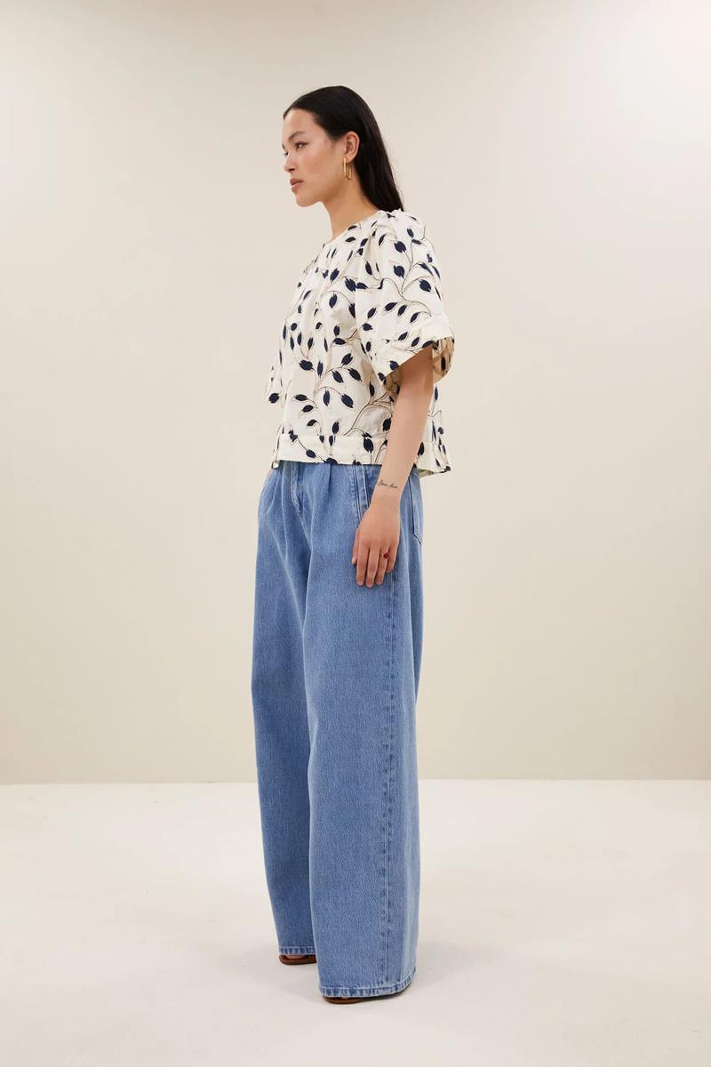By-Bar Blouse Olivia Botanic Off-White 4