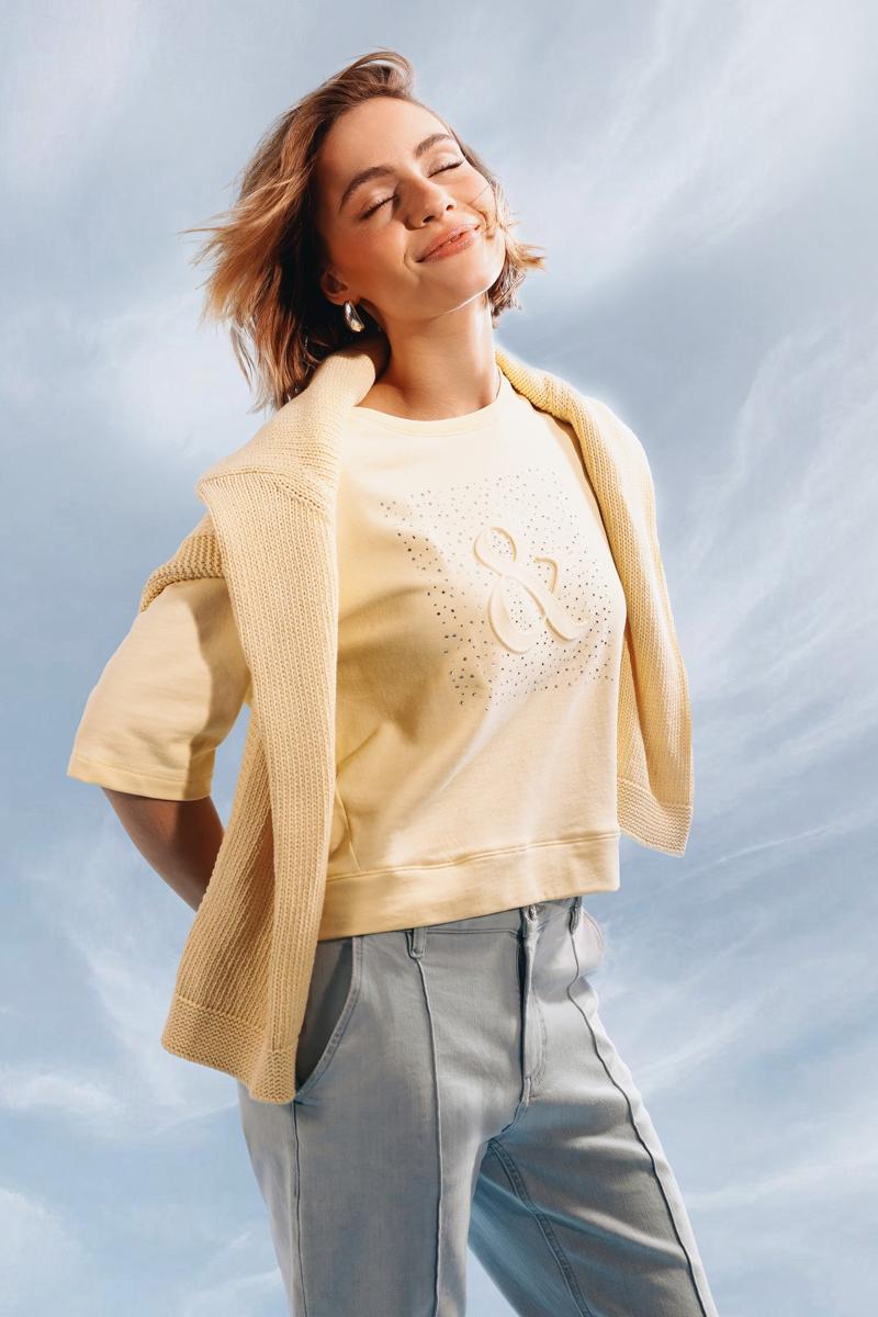 Monari T-Shirt 410170 Geel  6