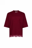 Studio Anneloes T-Shirt Fiore lace tee Rood 2
