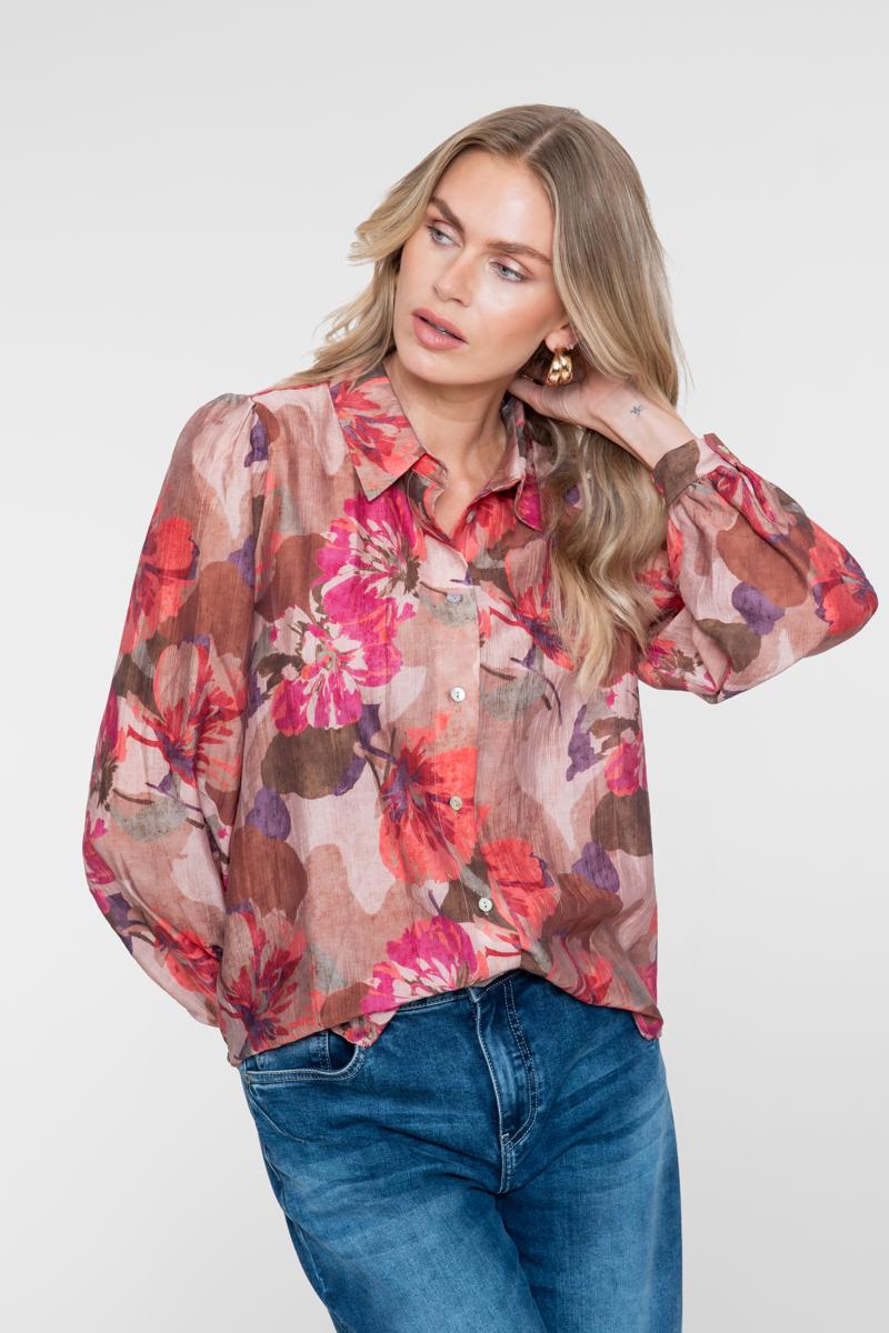 Geisha Blouse 63829-14 Paars 1