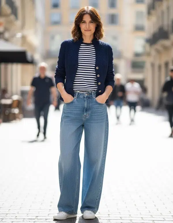 B-Three Blazer 260024_JASMYN Blauw 1