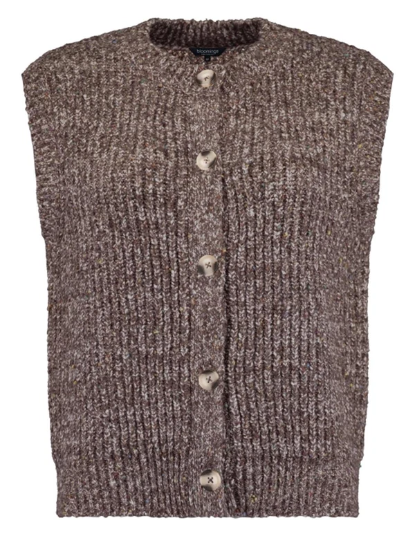 Bloomings Gilet SLK439-9105 Bruin 1