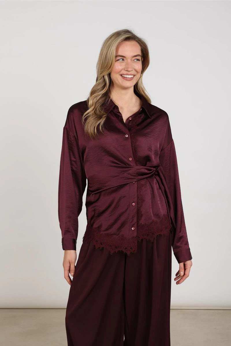 NUKUS Blouse NKF02175 Rood 5