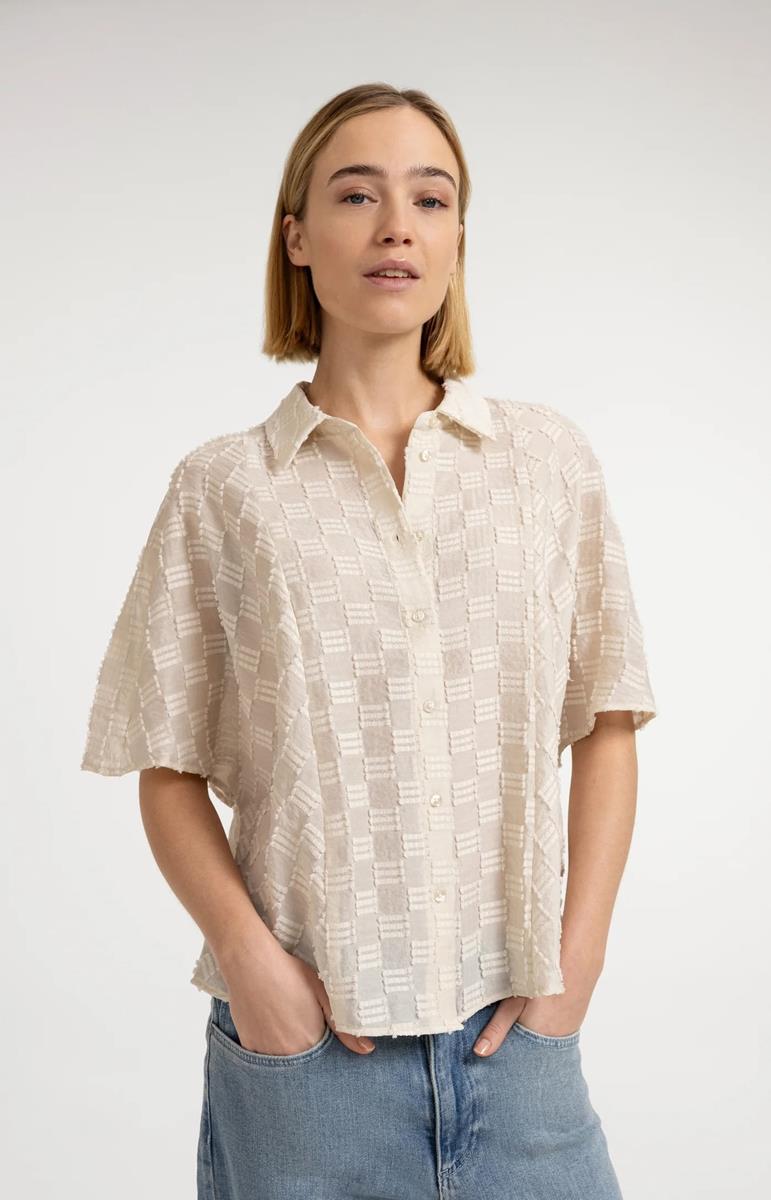 YAYA Blouse 01-201230-607 Beige 1