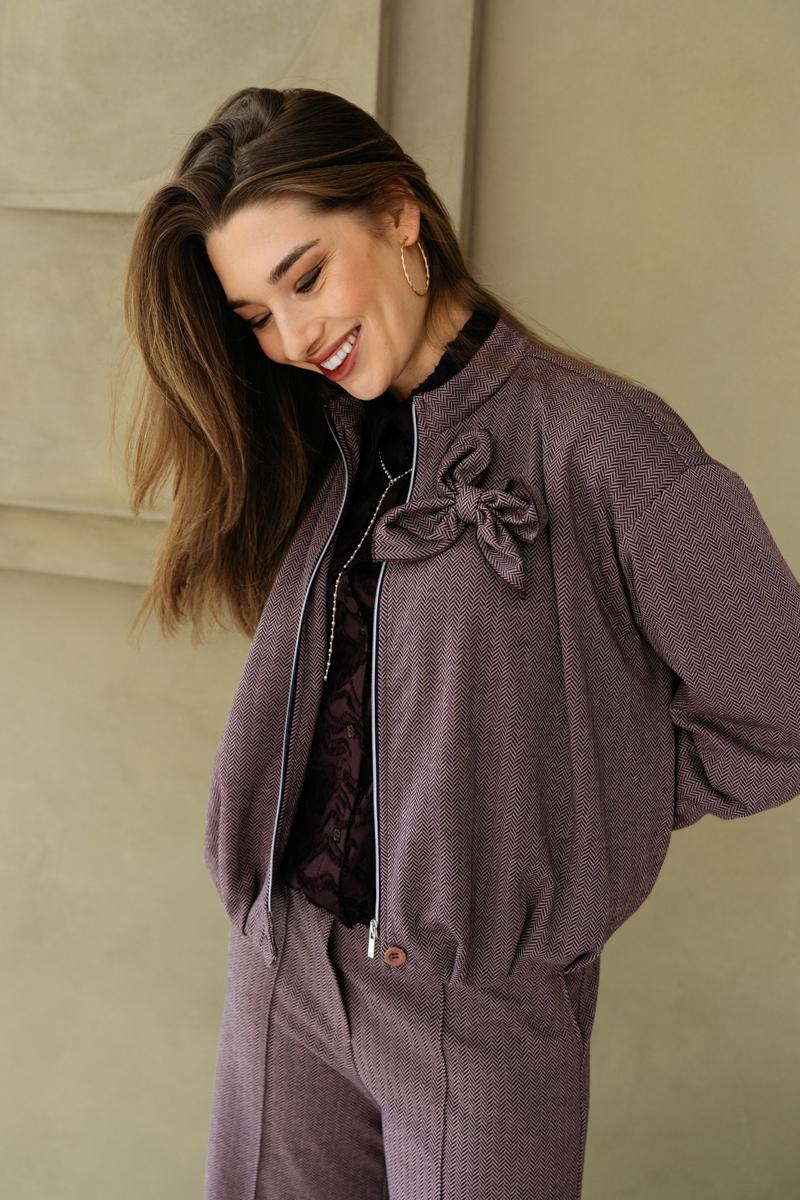 &Co Woman Blouse BL464 Paars 6