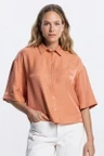 Jansen Amsterdam Blouse Pia Oranje 1