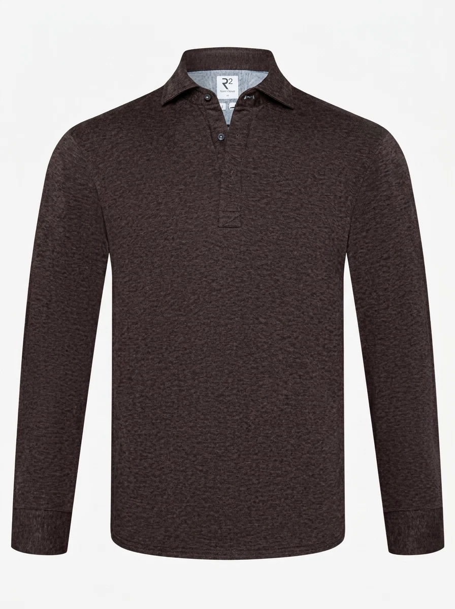 R2 Amsterdam Polo 134.SHIRTPOLO.003 Bruin 1