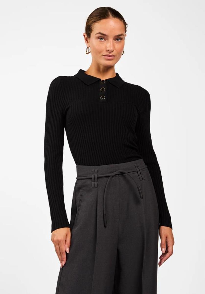 Aaiko Trui FLORES WO 310 Zwart 1