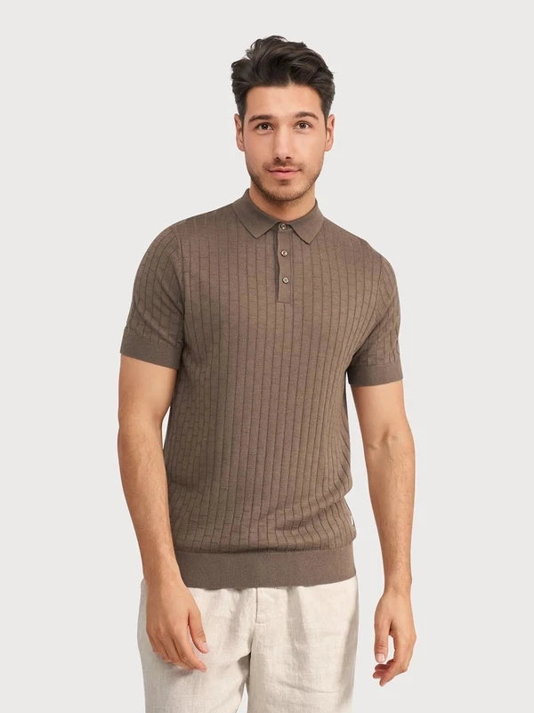 Blue Industry Polo KBIS26-M9 Taupe 1