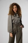 Label DOT Blouse Ayana Taupe 1