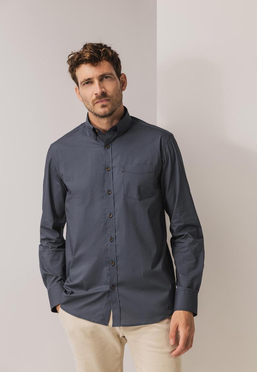 State of Art Overhemd 214-25906 Blauw 1