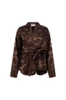 NUKUS Blouse NKF02140 Bruin 1