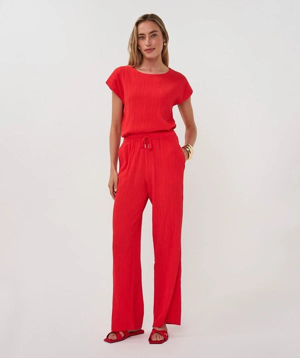 EsQualo Pantalon HS26.10235 Rood 1