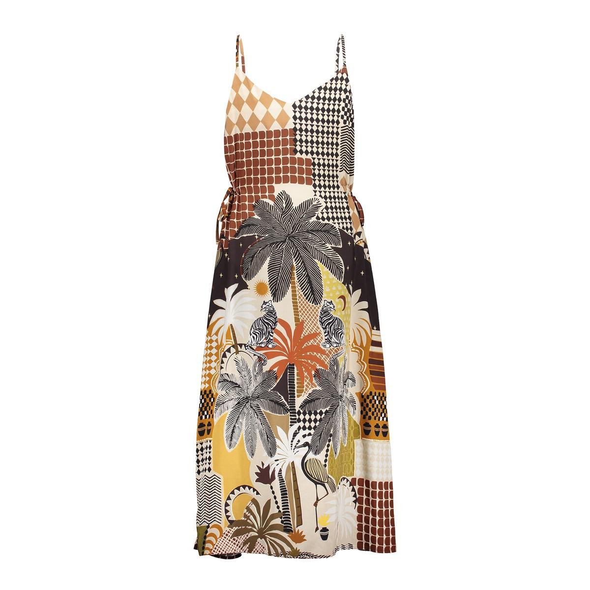 Geisha Jurk 67407-20 Bruin 4