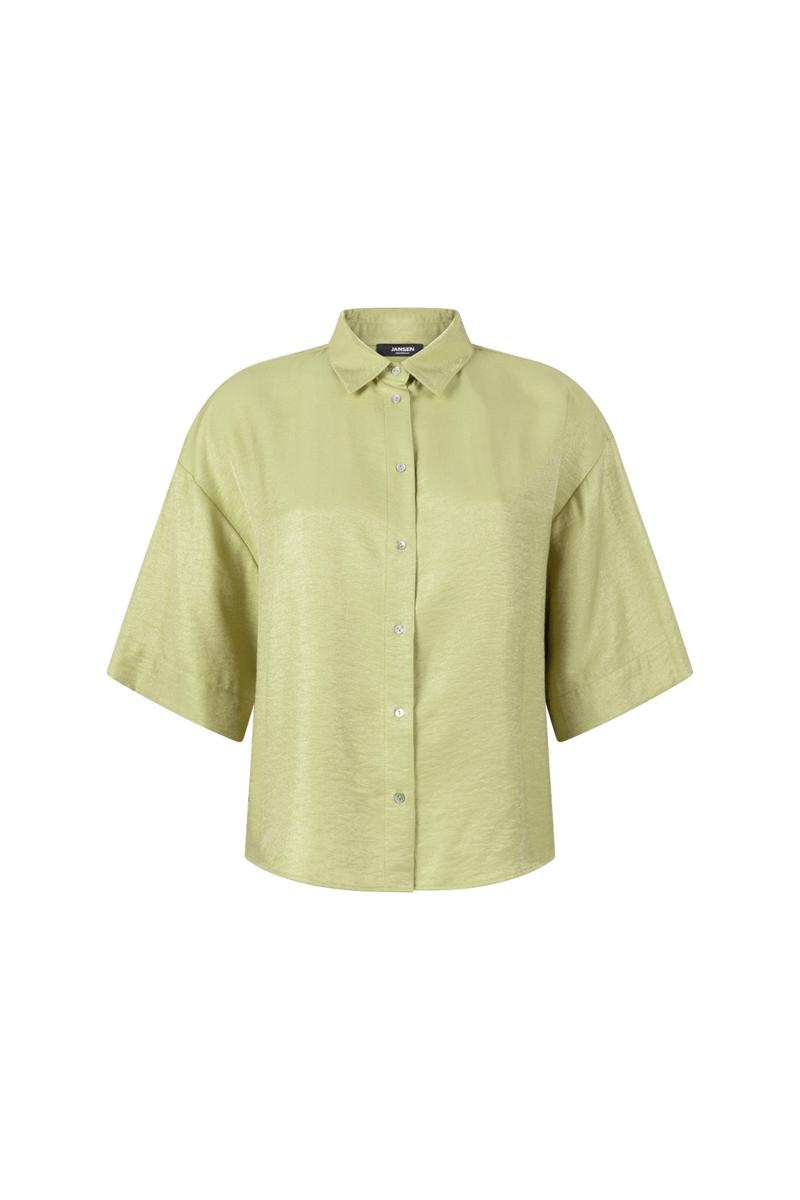 Jansen Amsterdam Blouse PIA SS26.4 Groen 3