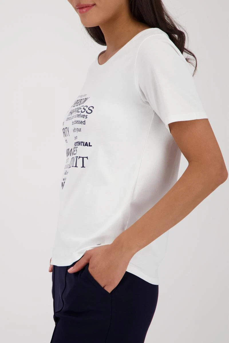 Monari T-Shirt 410466 Wit 4