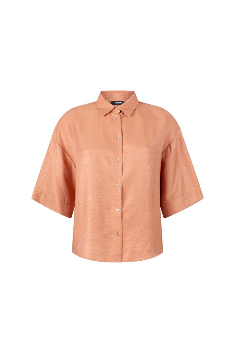Jansen Amsterdam Blouse PIA SS26.4 Oranje 4