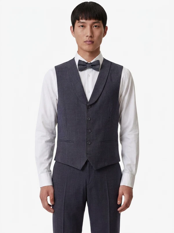 Club of Gents Gilet Philipp Blauw 1
