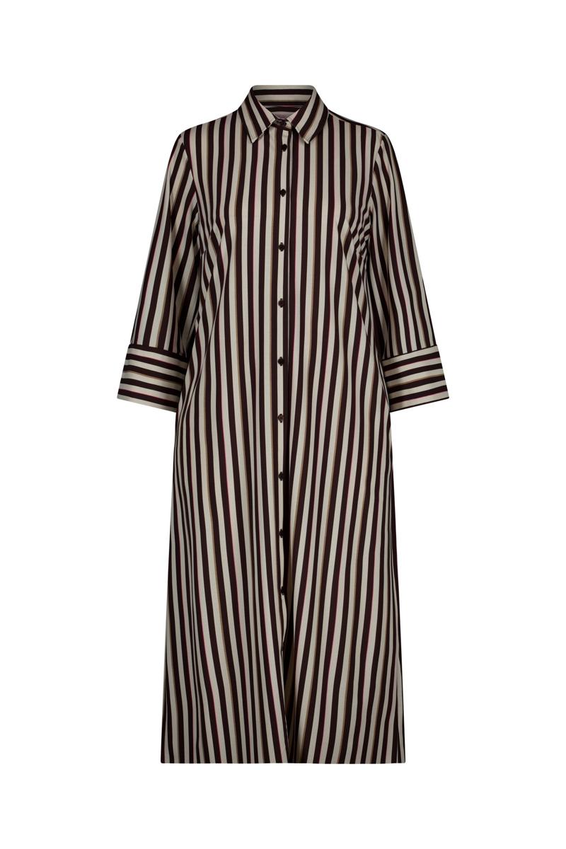 Studio Anneloes Jurk Soof stripe dress Bruin 1