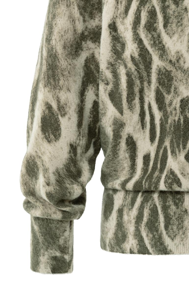 YAYA Trui 01-000497-509 Groen 4