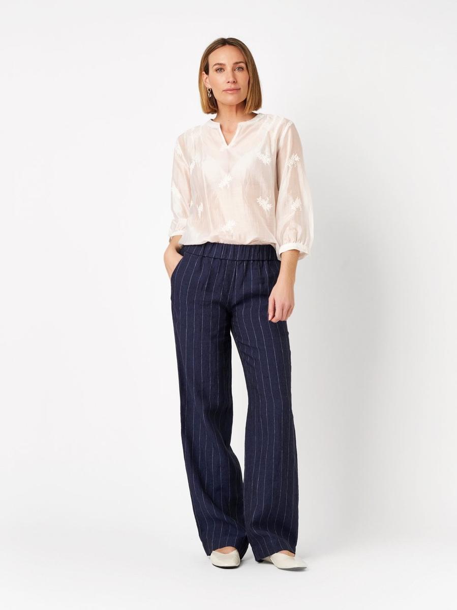 TONI Pantalon Pia Wide Chic 73-12/1818-45 Blauw 1