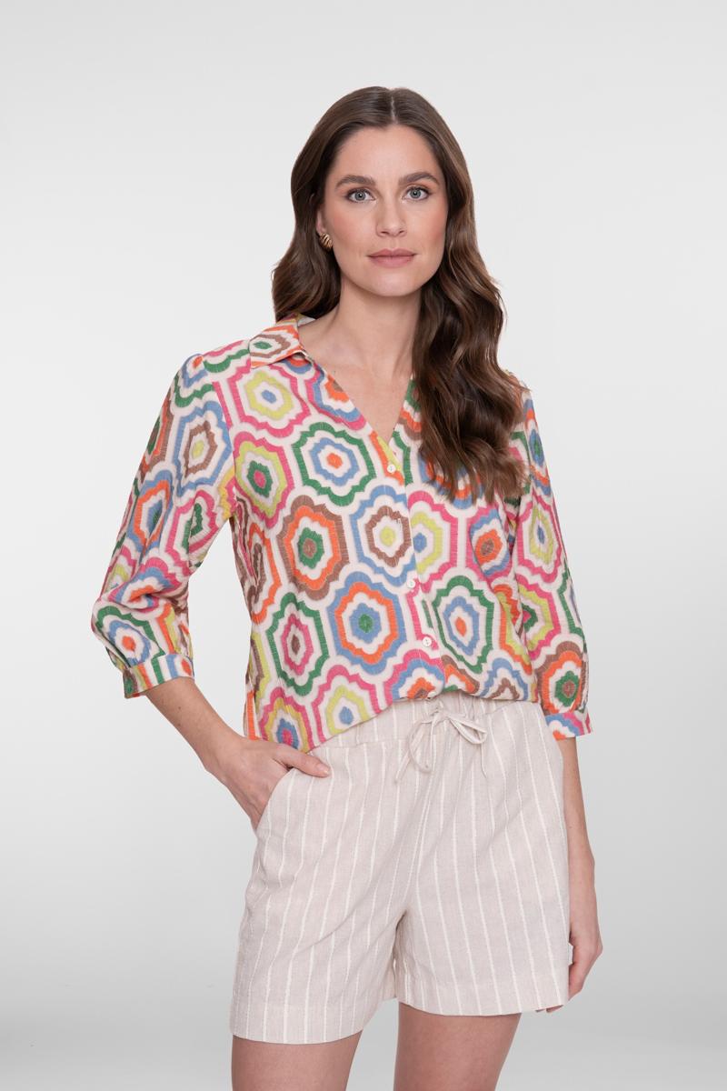 Geisha Blouse 63280-20 Roze 1