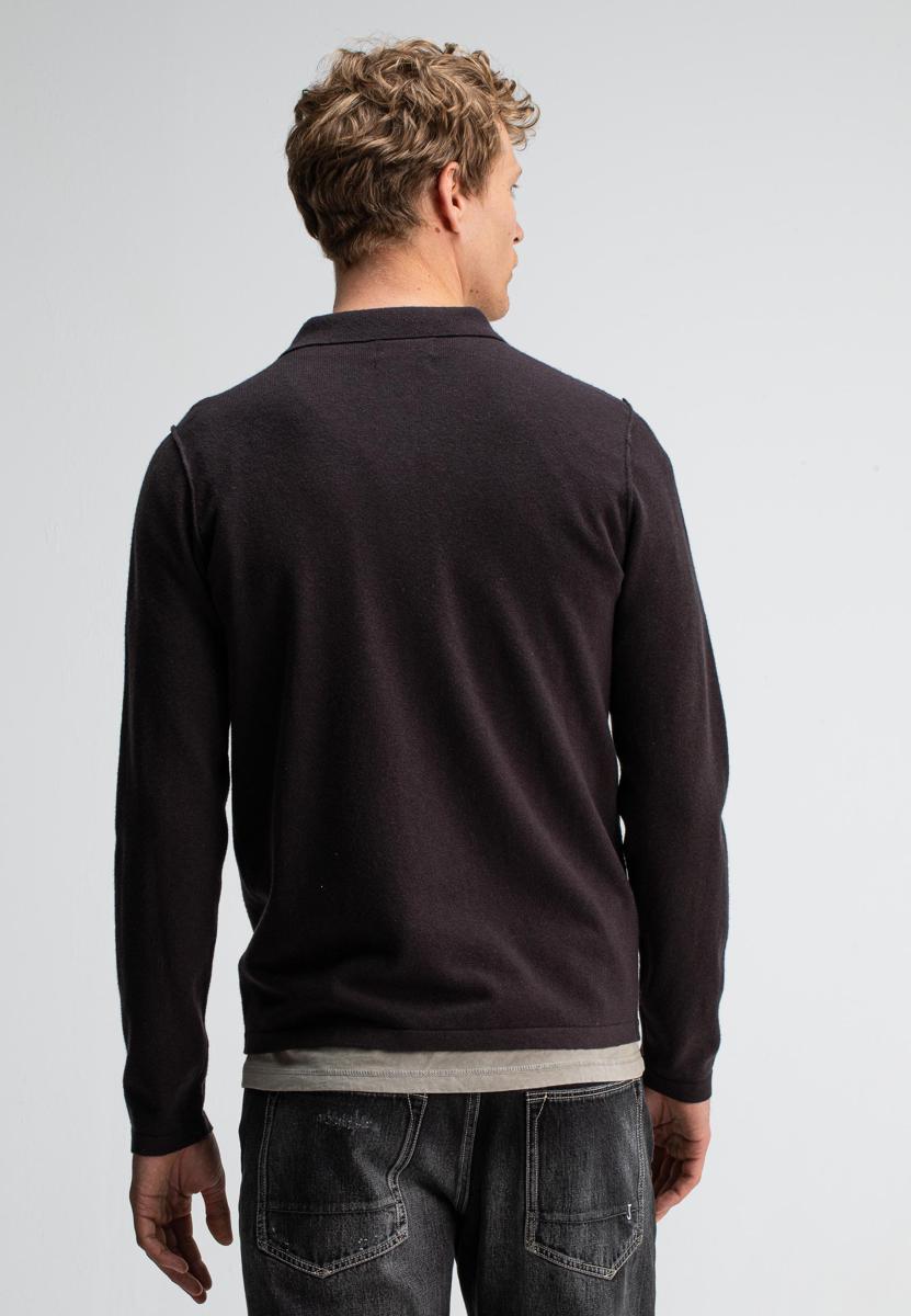 Butcher of Blue Trui Clifden Polo Bruin 3