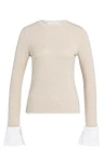 YAYA T-Shirt 01-709418-609 Beige 1