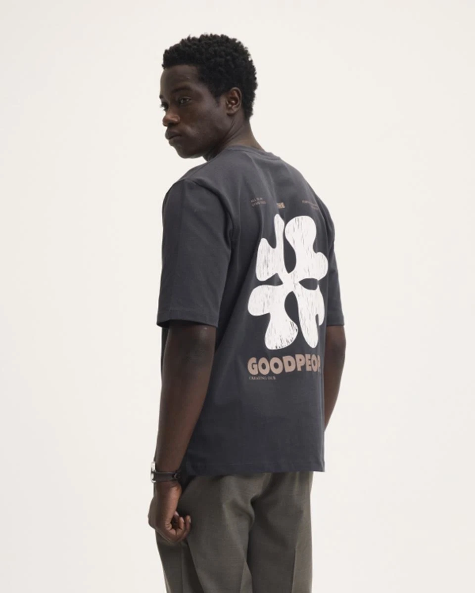 The GoodPeople T-Shirt Tex Grijs 2