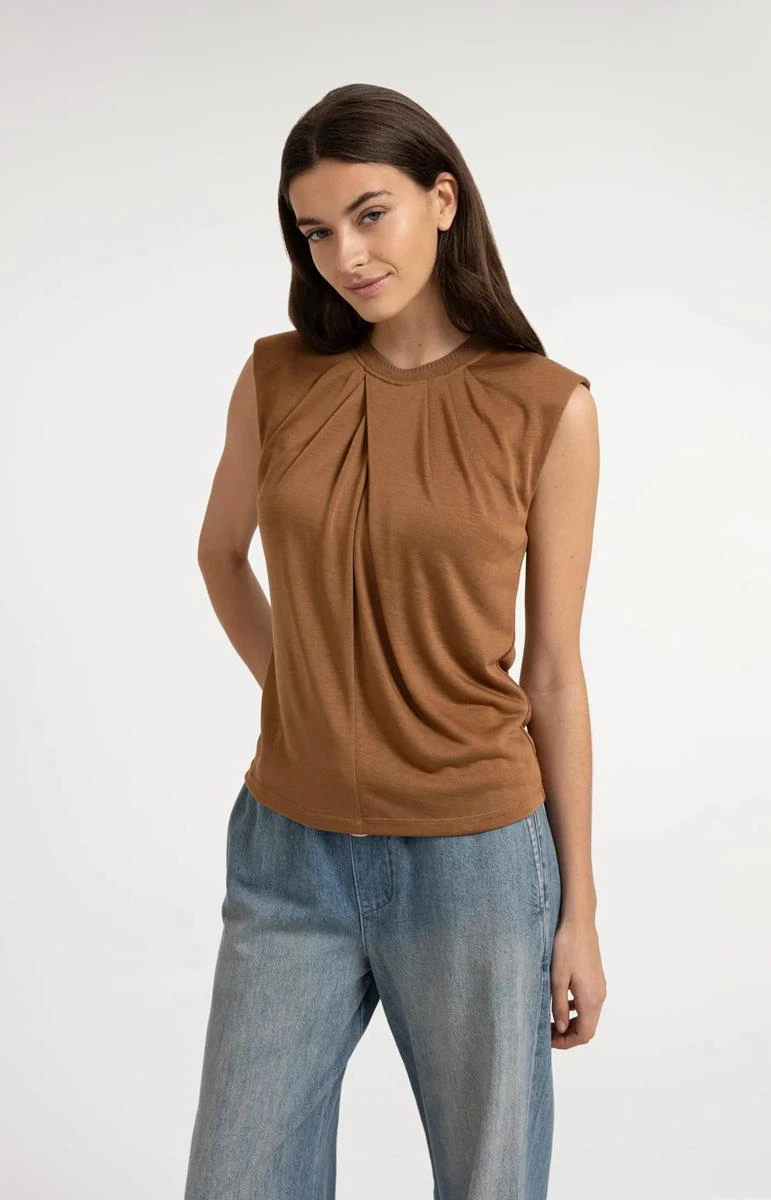 YAYA T-Shirt 01-709392-607 Bruin 1