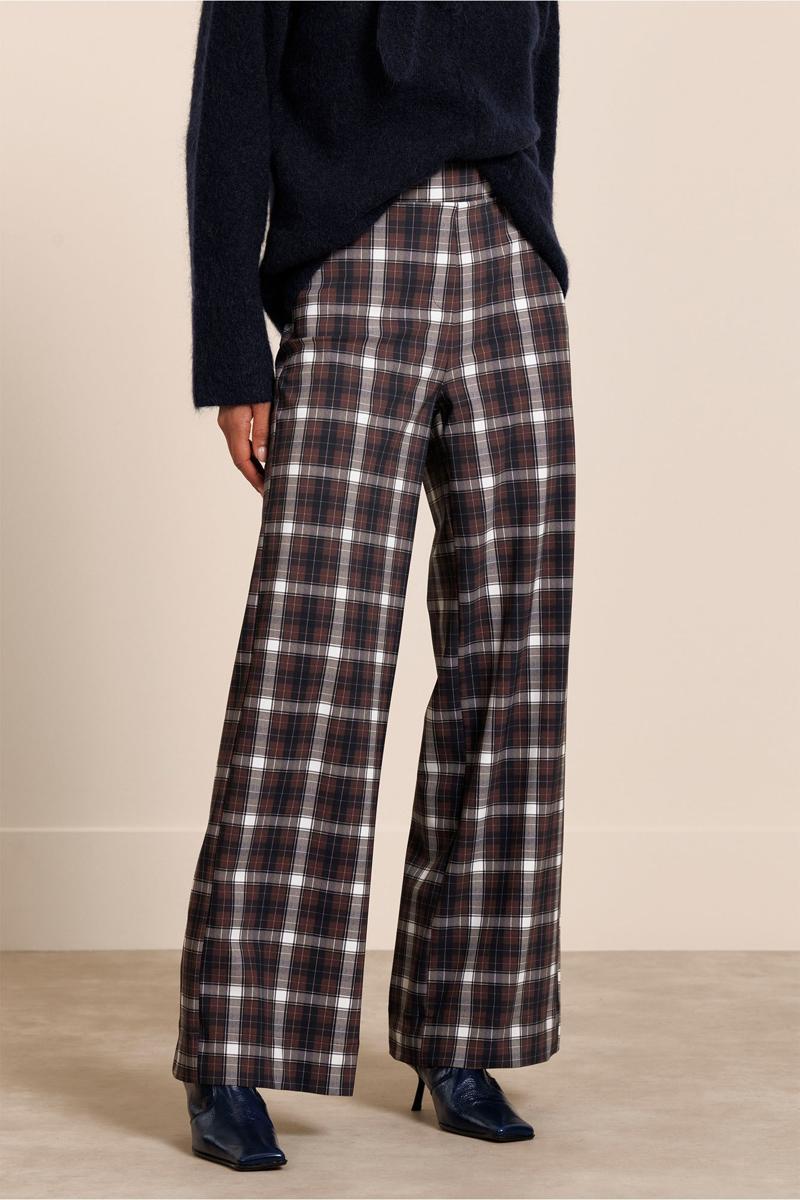 Studio Anneloes Pantalon Lexie Check Bruin 1