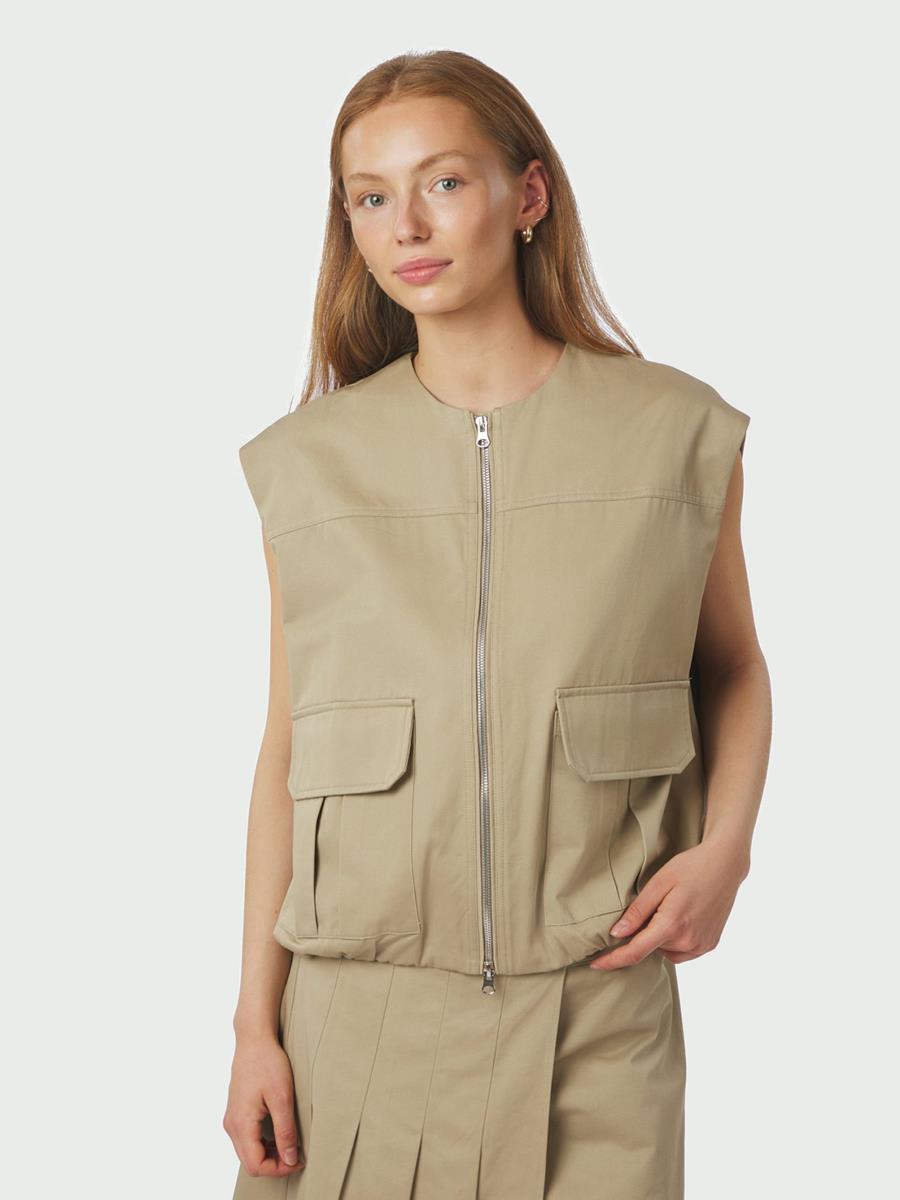Neo Noir Gilet Flo Balloon Taupe 1