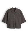 OPUS Blouse Fababer Bruin 2