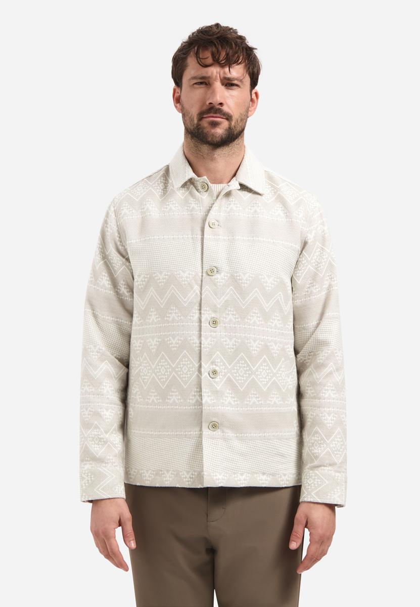 No Excess Overshirt 31510112 Beige 1