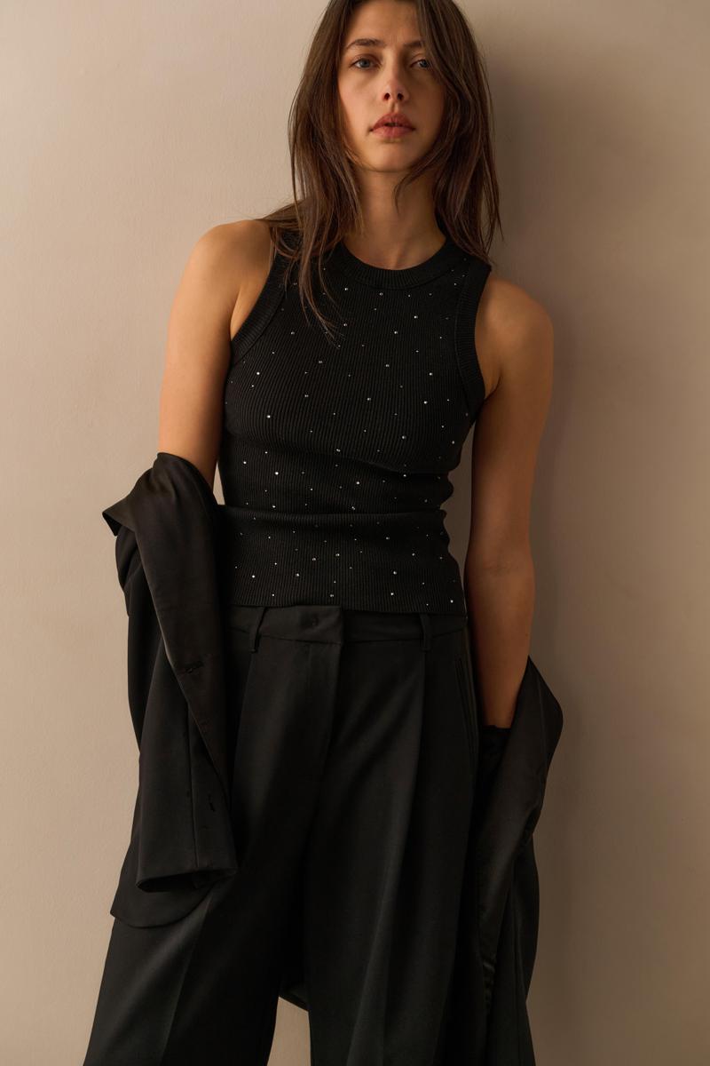 YAYA Top 01-000541-511 Zwart 6