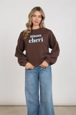 NUKUS Sweater NKF03099 Bruin 5