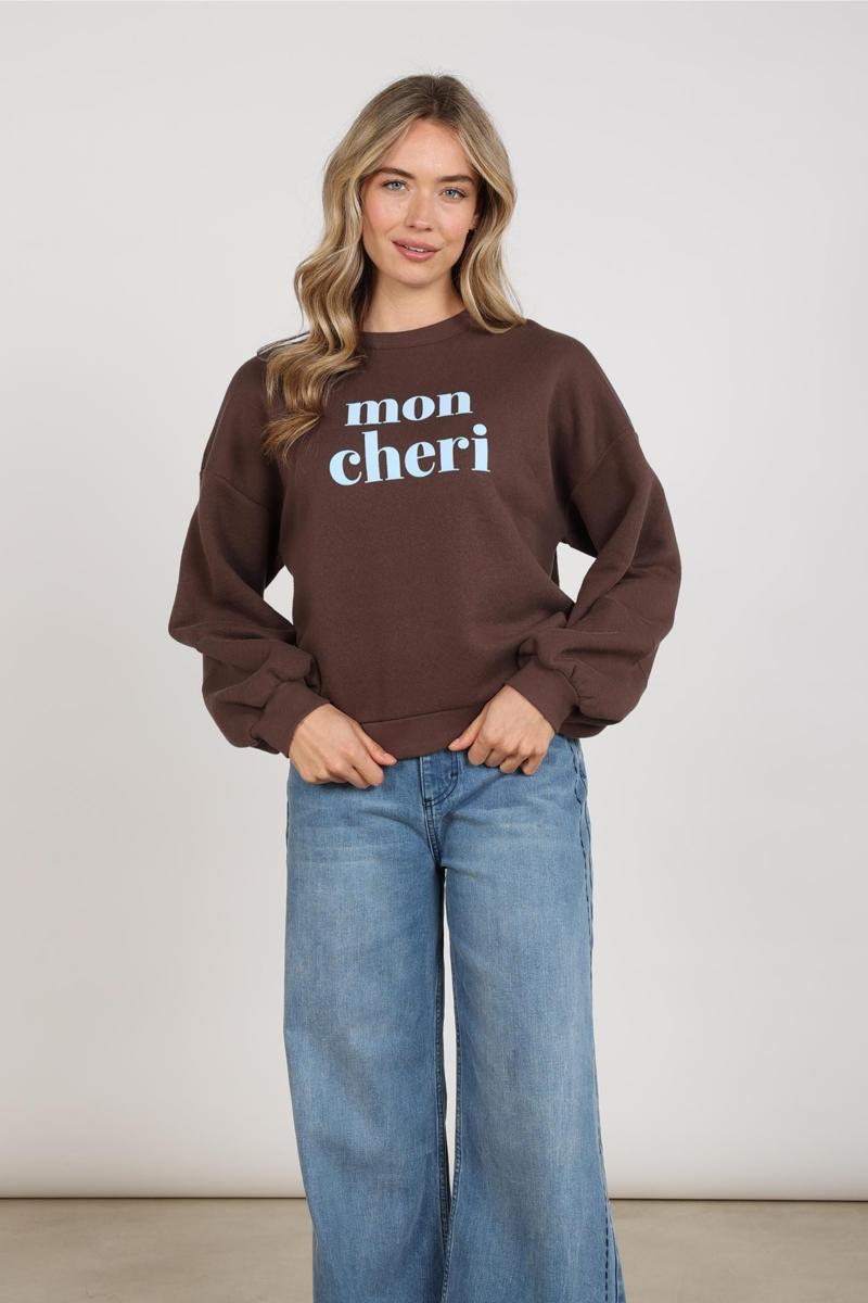 NUKUS Sweater NKF03099 Bruin 5