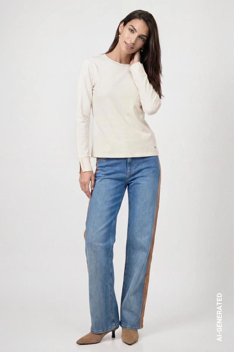 Monari Longsleeve 810053 Off-White 6