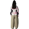 WOODBIRD Vest Argyle Roze 3