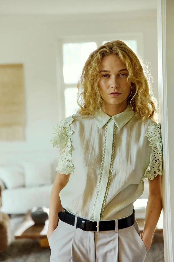 Copenhagen Muse Blouse Molly Groen 1