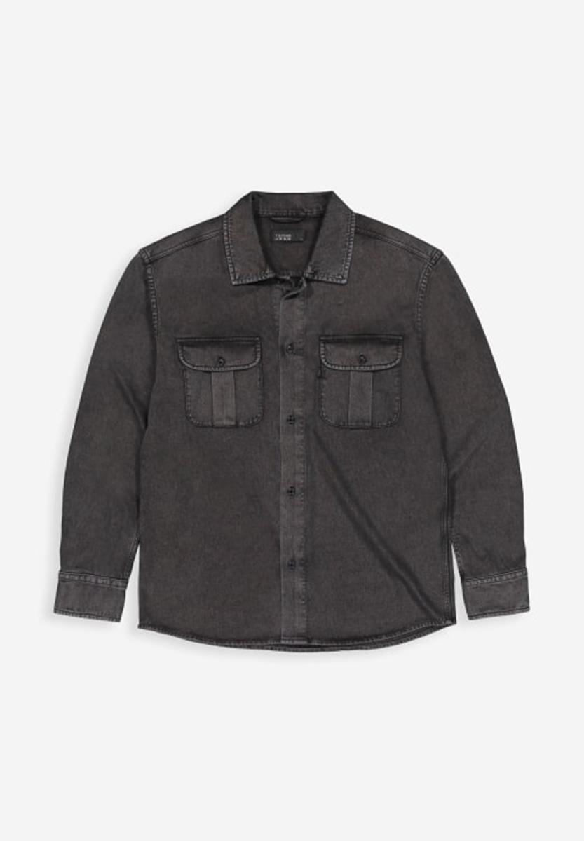 Butcher of Blue Overshirt M2524016 Zwart 2