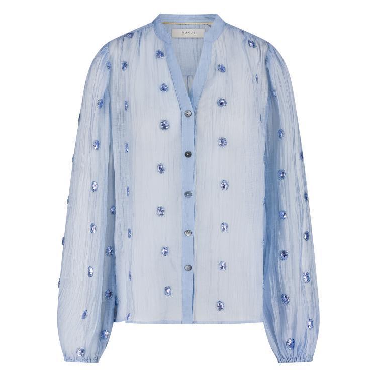 NUKUS Blouse NKF02059 Blauw 2