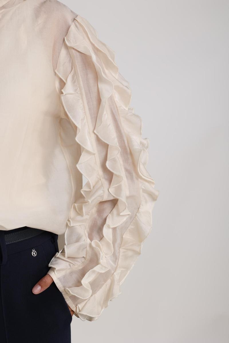 NUKUS Blouse Margriet Off-White 5
