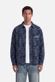 Don't waste culture Overshirt Levi Blauw 1