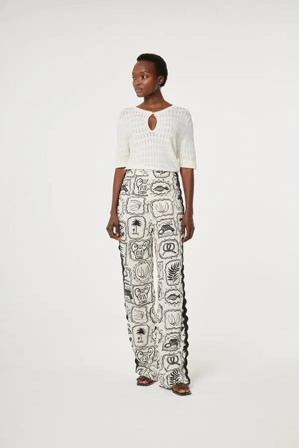 Fabienne Chapot Pantalon Guicho Off-White 1