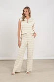 NUKUS Pantalon Vajenne Off-White 5