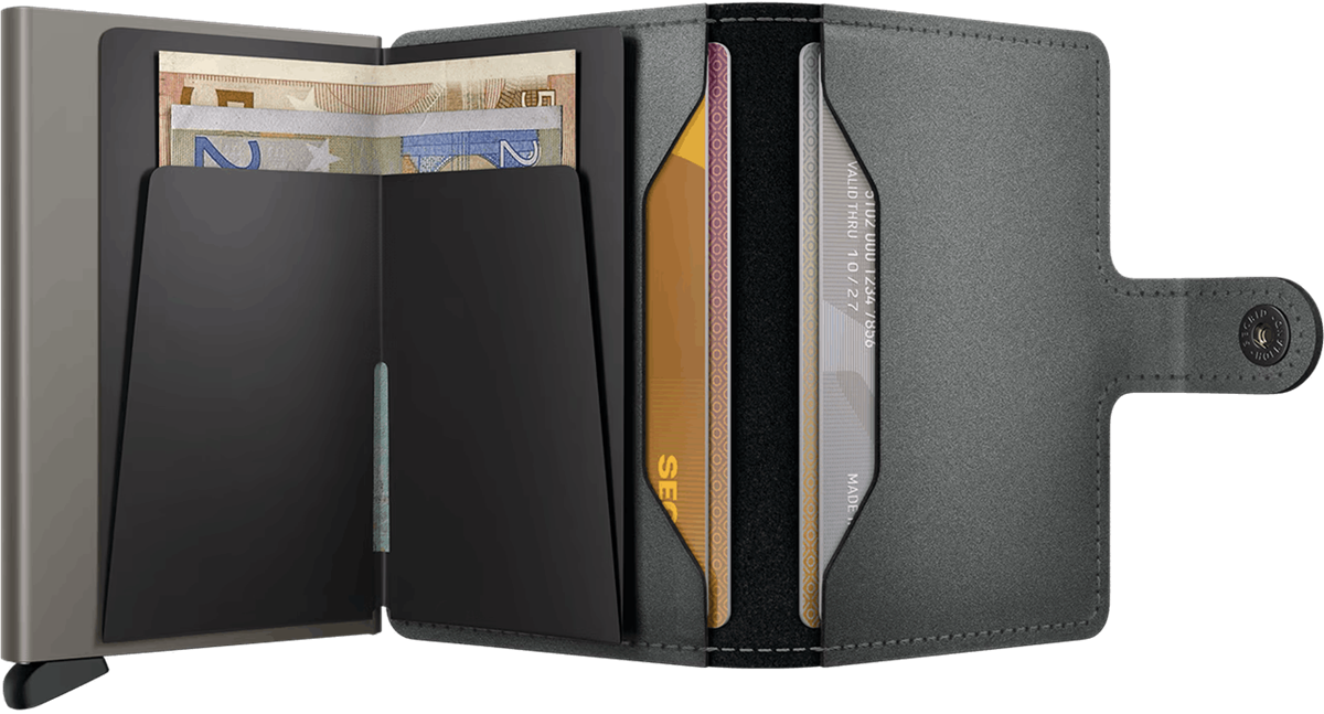 Secrid Wallet MMS-Steel Grijs 2