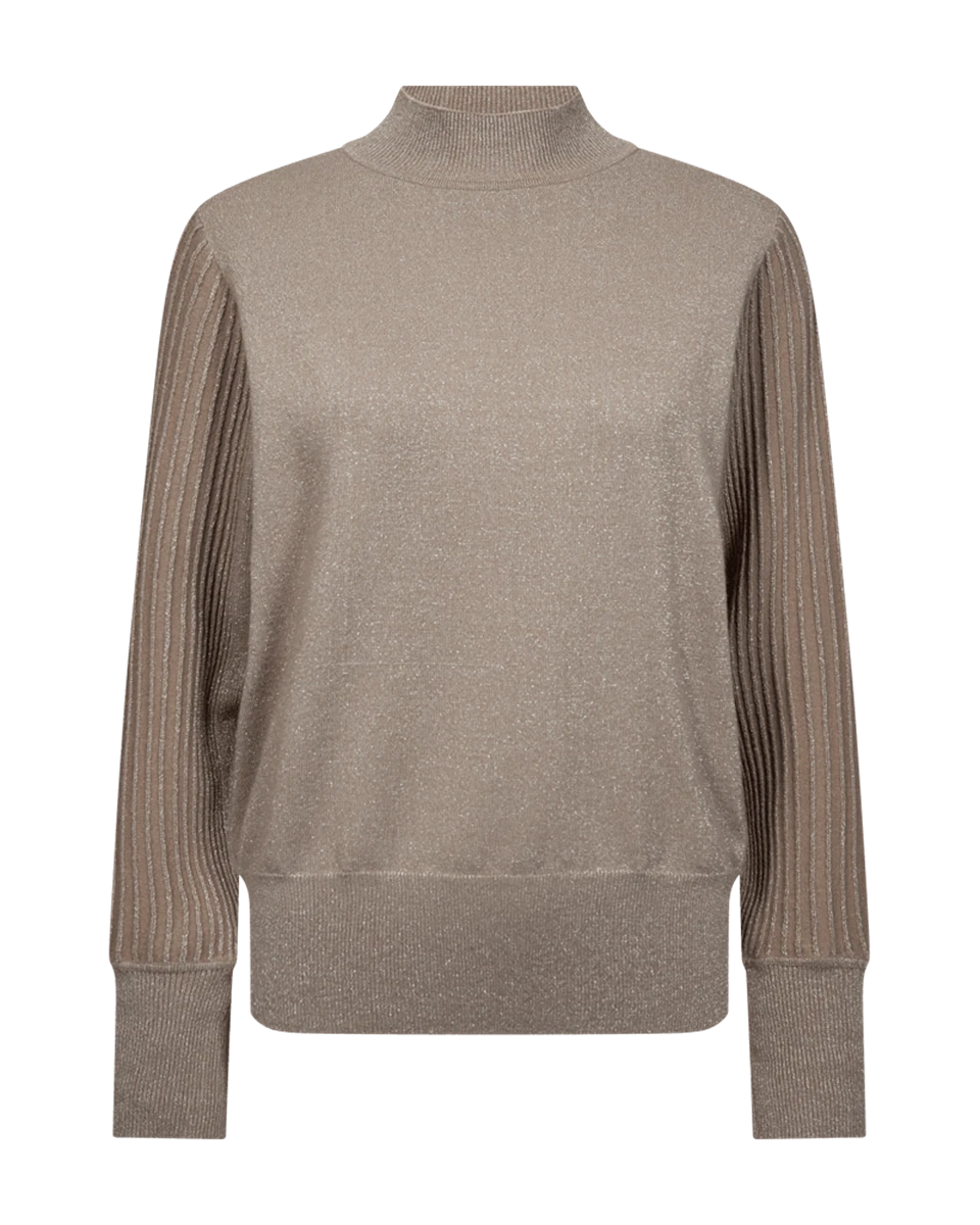 Freequent Trui Bisolo Taupe 1