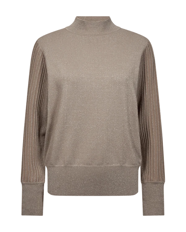 Freequent Trui Bisolo Taupe 1